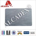 silver butter finish/brushed acp panel(aluminum composite panel)/hairline design